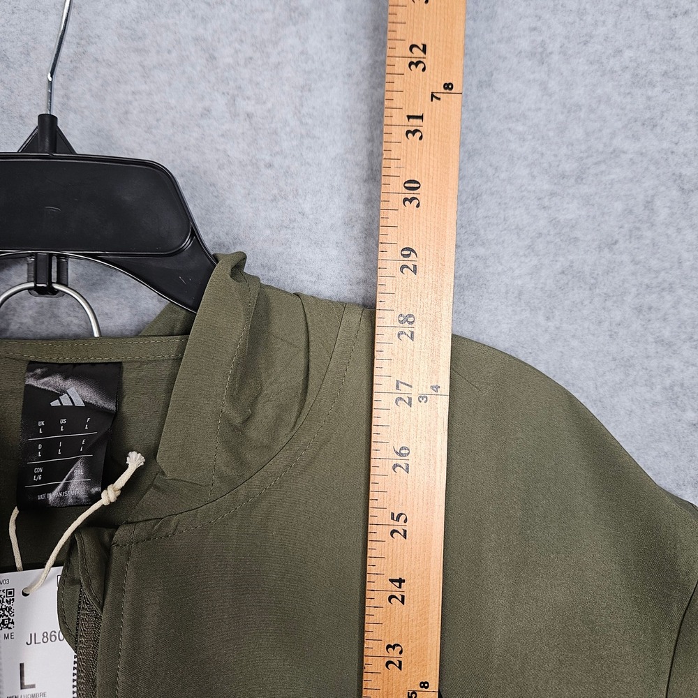 Adidas Men Olive Green Full Zip Cargo Woven Tracksuit Set Size Large‎ JL8604 New - Picture 8 of 13